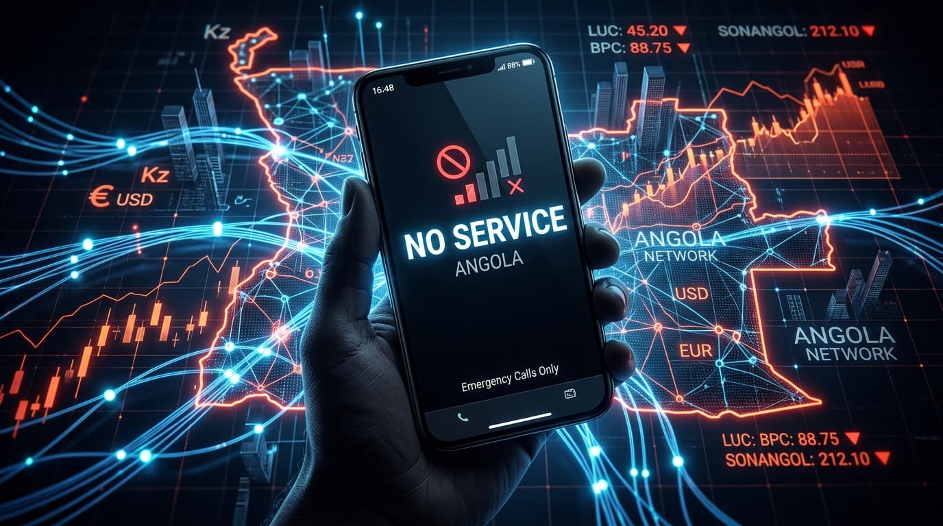 The Day Angola Stood Still: The Unitel Outage, Cyberattack, and the 300 Billion Stock Market Paradox